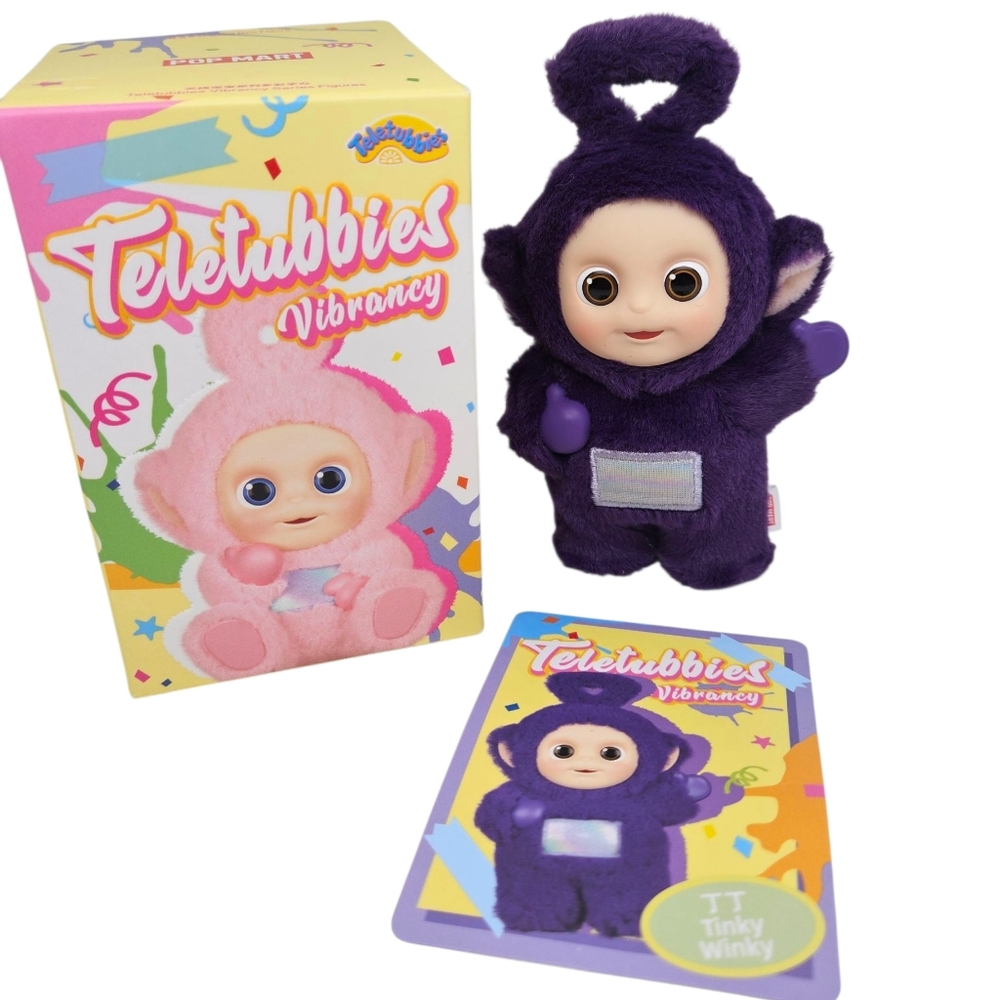 POP MART Teletubbies Vibrancy Purple Tinky Winky Doll Toy 5"